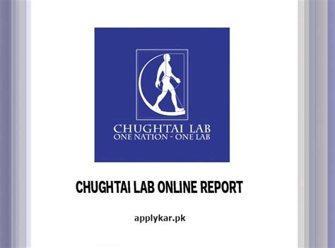 chughtai lab online report